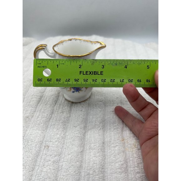 Royal Standard Rose Bouquet Bone China Cream Pitcher Floral Pink Green Gold Gilt - Picture 7 of 9